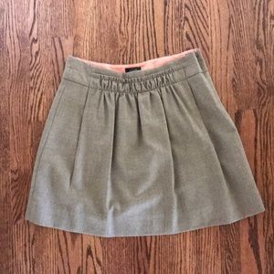 Grey jcrew wool skirt